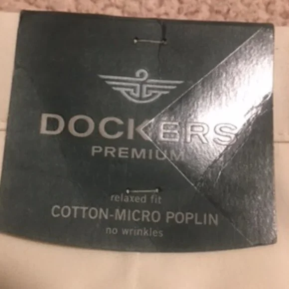 Men's Vintage Dockers Premium NEW with Tags Double Pleated Pants36 x 30